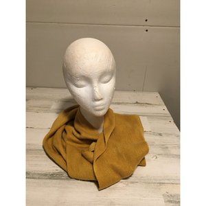 Woman’s 10”x39” mustard yellow infinity scarf
